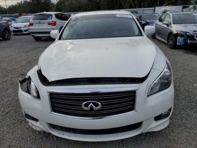 JN1BY1AP6CM334813 - 2012 INFINITI M37 WHITE photo 5