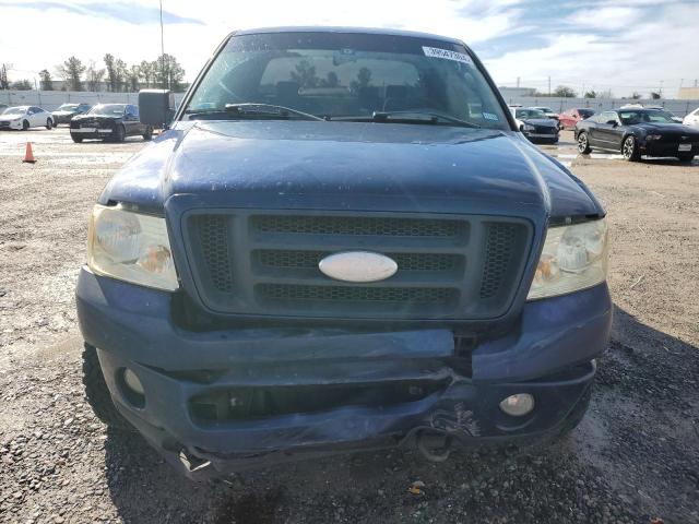 1FTRX14W68FC25166 - 2008 FORD F150 BLUE photo 5