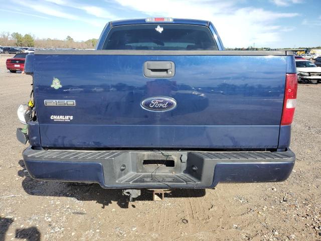 1FTRX14W68FC25166 - 2008 FORD F150 BLUE photo 6