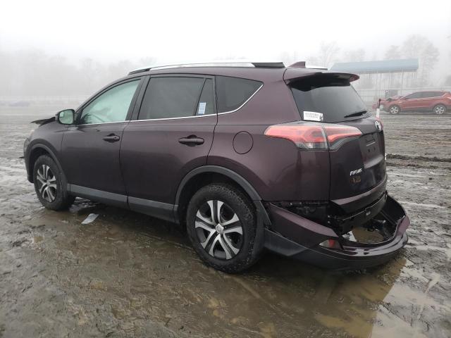 2T3BFREV7GW437354 - 2016 TOYOTA RAV4 LE BURGUNDY photo 2