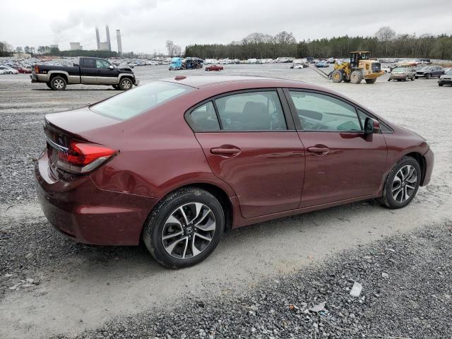 2HGFB2F99DH516219 - 2013 HONDA CIVIC EXL BURGUNDY photo 3