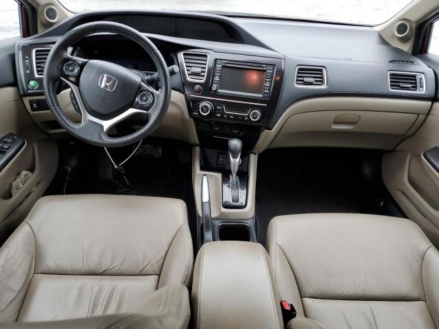 2HGFB2F99DH516219 - 2013 HONDA CIVIC EXL 勃艮第红 照片 8