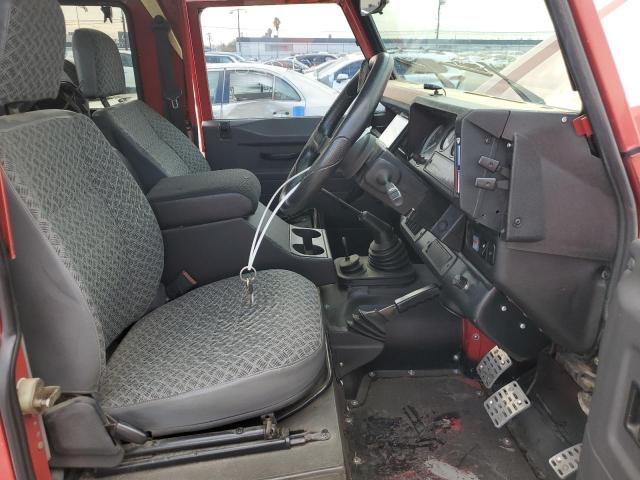 SALLDVAF7MA955221 - 1994 LAND ROVER DEFENDER 9 RED photo 7