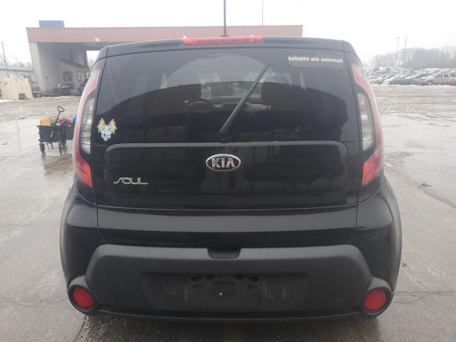 KNDJN2A22G7828022 - 2016 KIA SOUL BLACK photo 6