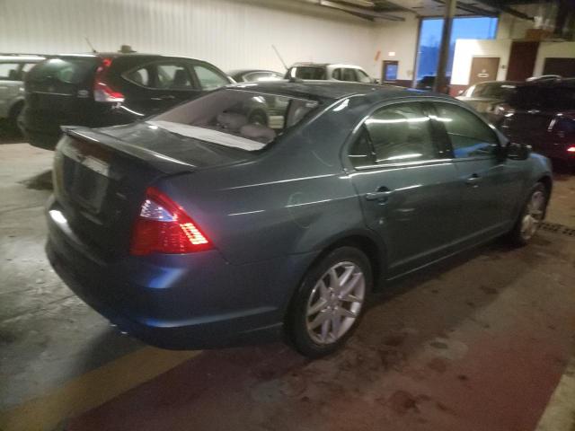 3FAHP0JA7CR314230 - 2012 FORD FUSION SEL TEAL photo 3