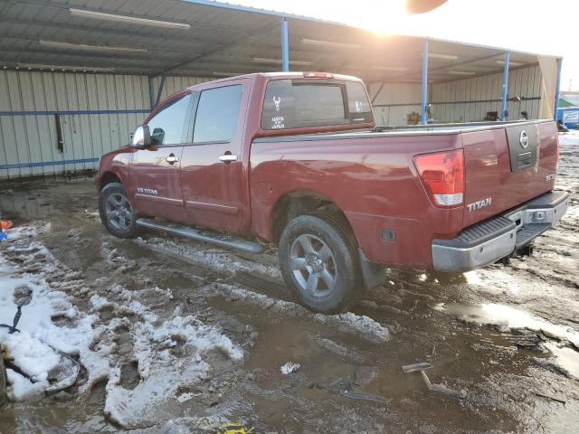 1N6AA07B65N503063 - 2005 NISSAN TITAN XE RED photo 2