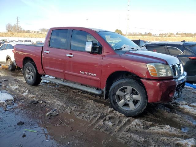 1N6AA07B65N503063 - 2005 NISSAN TITAN XE RED photo 4