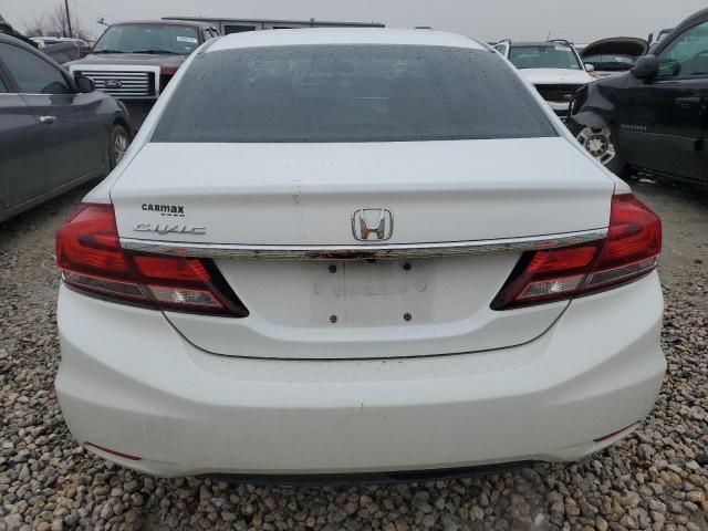 19XFB2F98EE242538 - 2014 HONDA CIVIC EXL WHITE photo 6