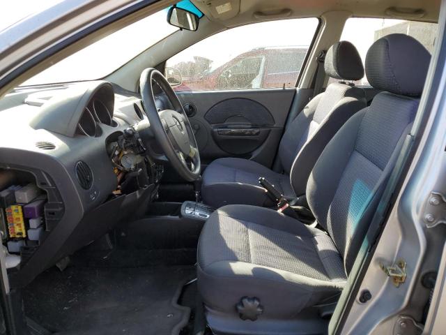 KL1TD66606B539089 - 2006 CHEVROLET AVEO BASE Gümüş foto 7