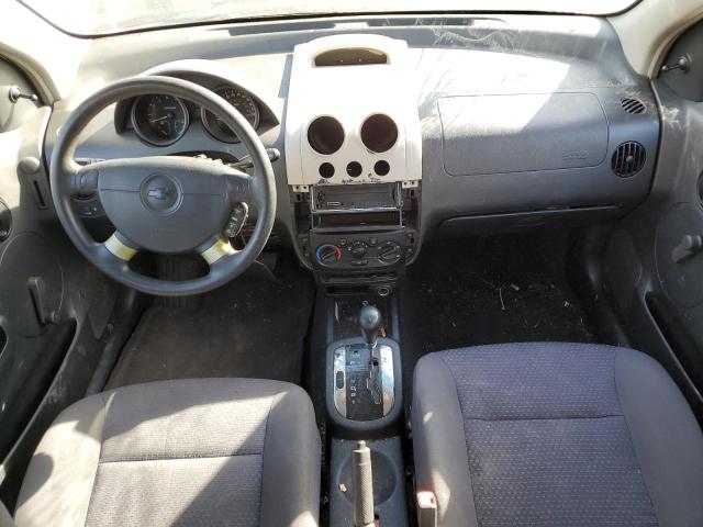 KL1TD66606B539089 - 2006 CHEVROLET AVEO BASE Gümüş foto 8