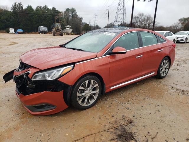 5NPE34AB4FH135479 - 2015 HYUNDAI SONATA SPORT ORANGE photo 1