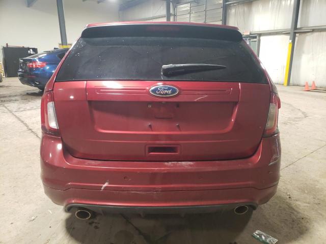 2FMDK4AK3EBB44310 - 2014 FORD EDGE SPORT RED photo 6