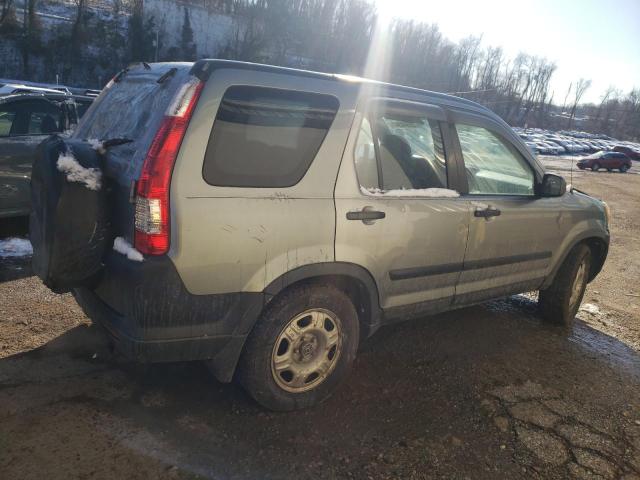 JHLRD78526C041373 - 2006 HONDA CR-V LX GRAY photo 3