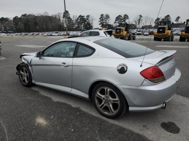 KMHHN65F76U218244 - 2006 HYUNDAI TIBURON GT SILVER photo 2