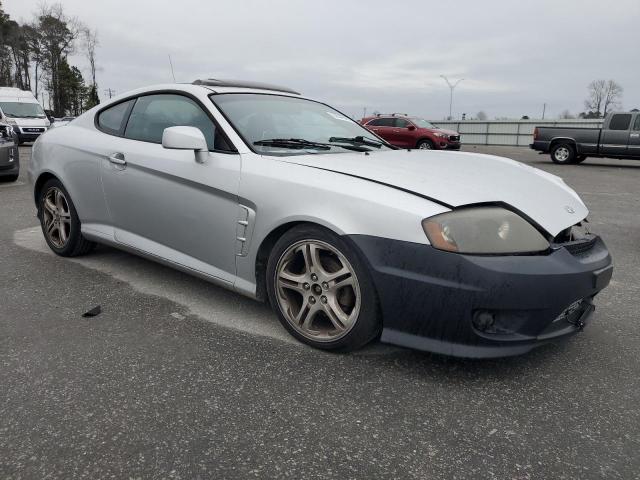 KMHHN65F76U218244 - 2006 HYUNDAI TIBURON GT SILVER photo 4