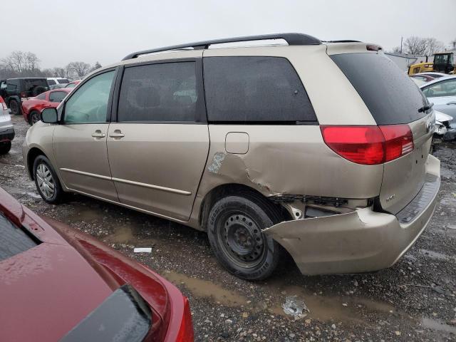 5TDZA23CX5S266863 - 2005 TOYOTA SIENNA CE TAN photo 2