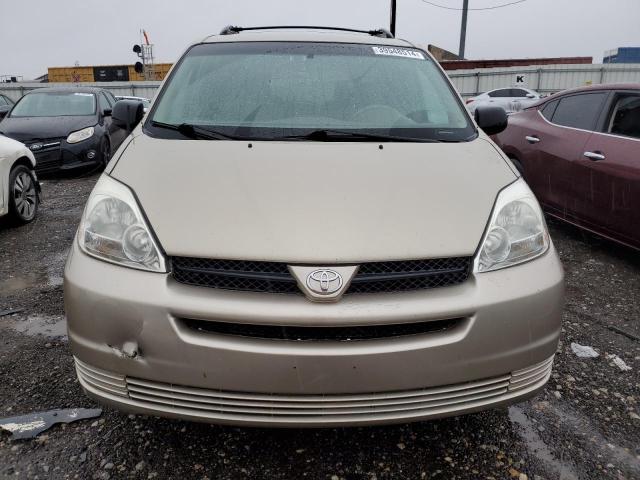 5TDZA23CX5S266863 - 2005 TOYOTA SIENNA CE TAN photo 5