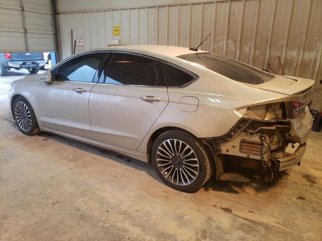 3FA6P0RU0JR124756 - 2018 FORD FUSION TITANIUM/PLATINUM HEV TAN photo 2