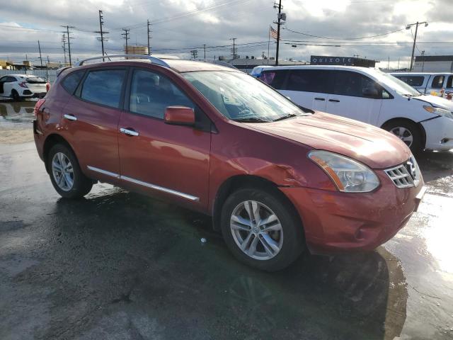 JN8AS5MT1CW303049 - 2012 NISSAN ROGUE S RED photo 4