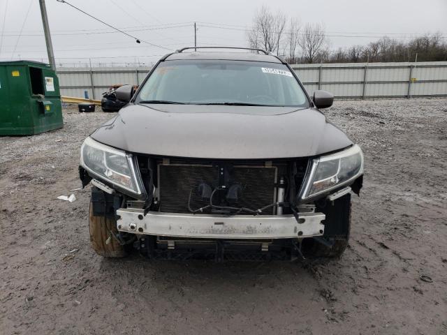 5N1AR2MN0EC735770 - 2014 NISSAN PATHFINDER S 棕色 照片 5