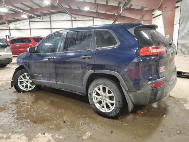 1C4PJMAB9EW179226 - 2014 JEEP CHEROKEE SPORT BLUE photo 2