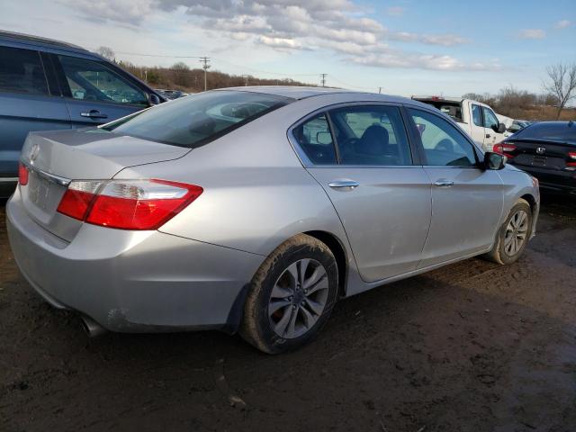 1HGCR2F38EA206556 - 2014 HONDA ACCORD LX SILVER photo 3