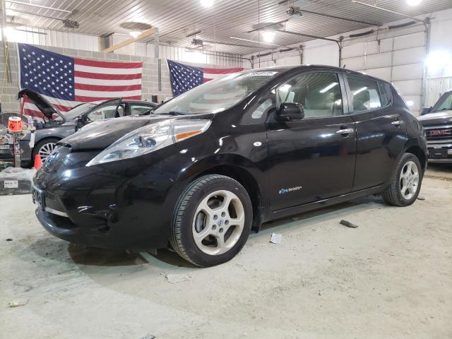 JN1AZ0CP1CT026227 - 2012 NISSAN LEAF SV BLACK photo 1