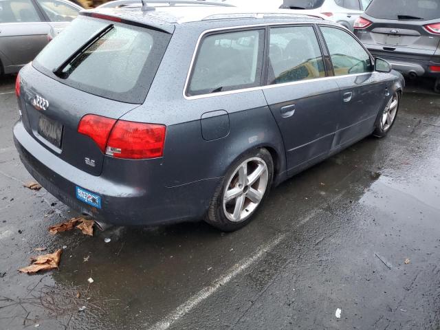 WAUKH78E17A046769 - 2007 AUDI A4 3.2 AVANT QUATTRO GRAY photo 3