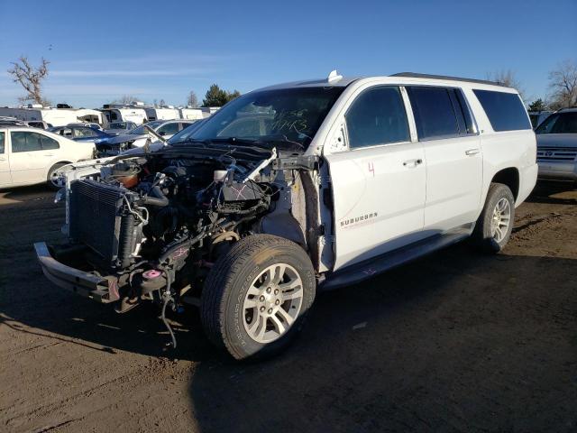 1GNSKHKC4GR245681 - 2016 CHEVROLET SUBURBAN K1500 LT WHITE photo 1