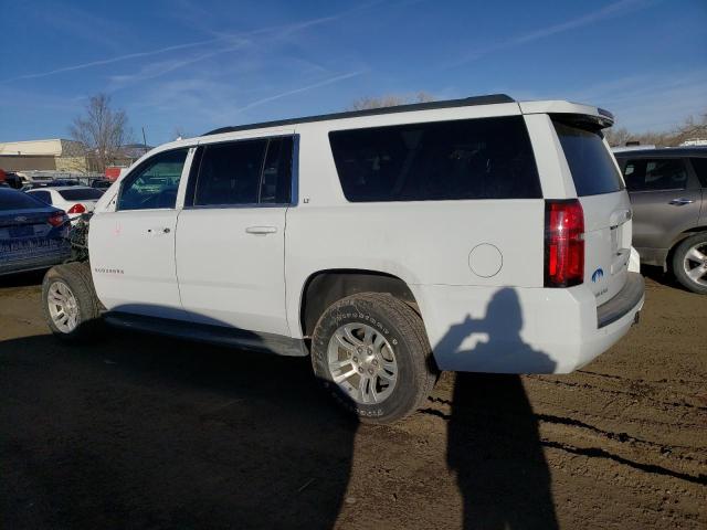 1GNSKHKC4GR245681 - 2016 CHEVROLET SUBURBAN K1500 LT WHITE photo 2