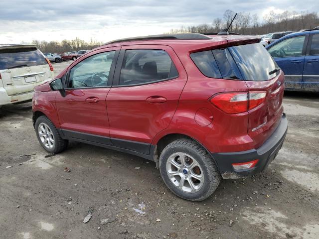 MAJ6P1UL8JC221187 - 2018 FORD ECOSPORT SE RED photo 2