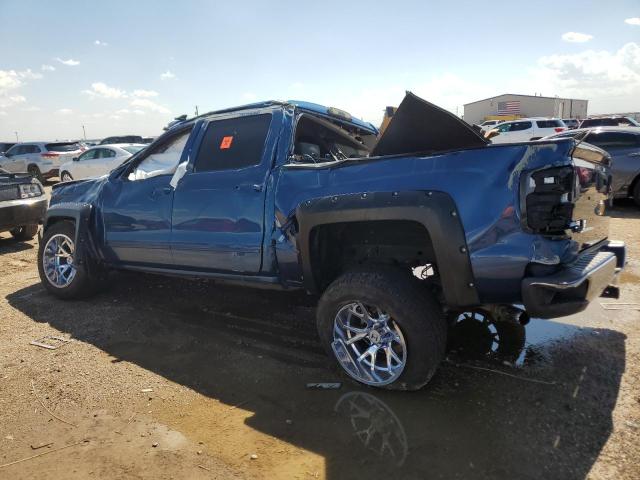 3GCUKRERXJG253878 - 2018 CHEVROLET SILVERADO K1500 LT BLUE photo 2