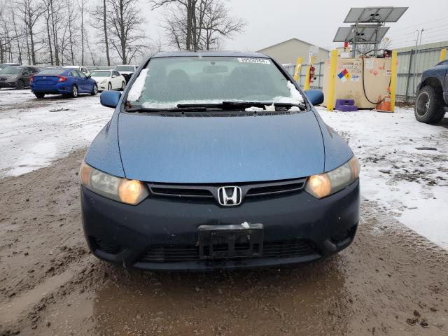 2HGFG12886H526302 - 2006 HONDA CIVIC EX BLUE photo 5