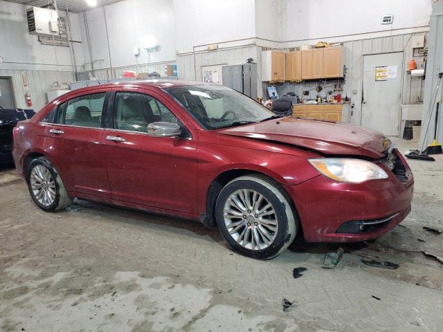 1C3BC2FB4BN527618 - 2011 CHRYSLER 200 LIMITED MAROON photo 4