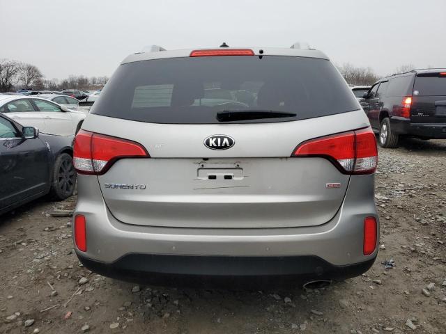 5XYKTCA61EG531360 - 2014 KIA SORENTO LX SILVER photo 6