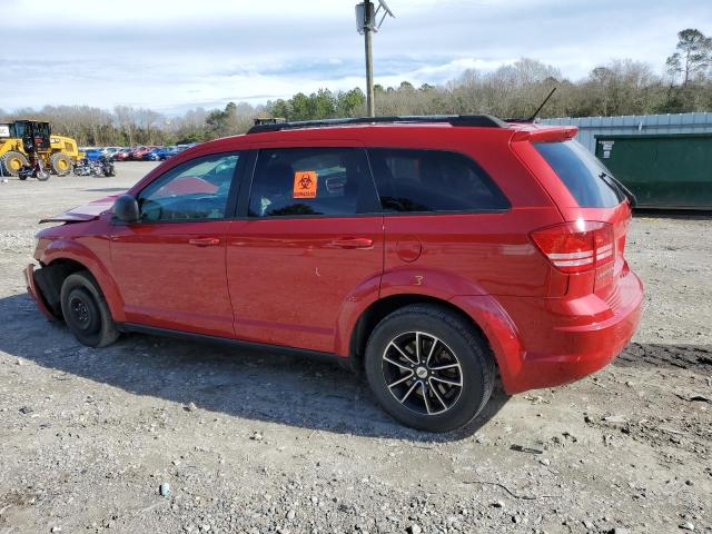 3C4PDCAB2JT381438 - 2018 DODGE JOURNEY SE RED photo 2