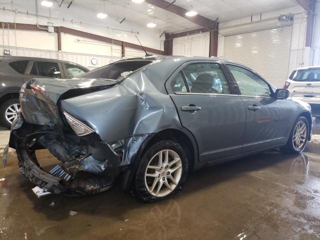 3FAHP0HA4BR255982 - 2011 FORD FUSION SE BLUE photo 3