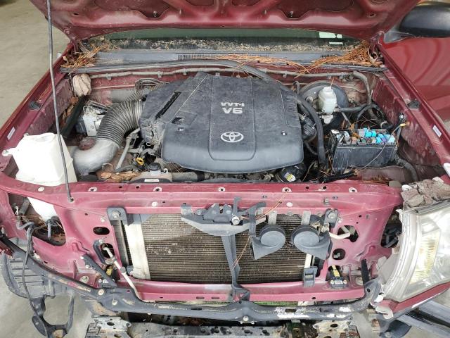5TETU62N56Z175107 - 2006 TOYOTA TACOMA PRERUNNER ACCESS CAB BURGUNDY photo 11