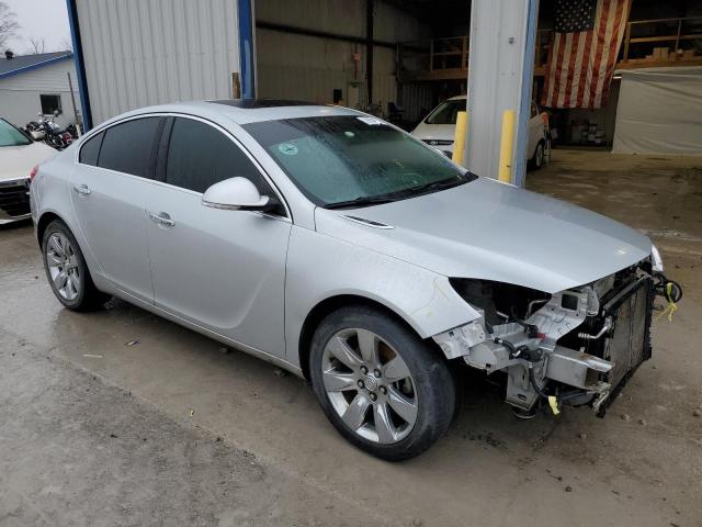 2G4GT5GV6C9139849 - 2012 BUICK REGAL PREMIUM SILVER photo 4