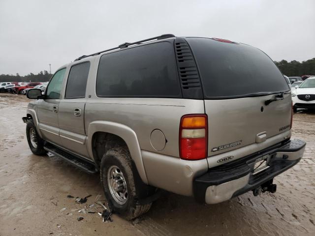 3GNGK26U52G188342 - 2002 CHEVROLET SUBURBAN K2500 TAN photo 2