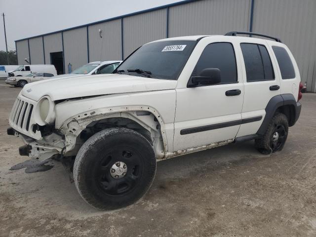 1J4GK48K97W709145 - 2007 JEEP LIBERTY SPORT WHITE photo 1