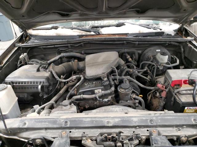 5TEUX4EN8AZ734072 - 2010 TOYOTA TACOMA ACCESS CAB მწვანე ფოტო 11