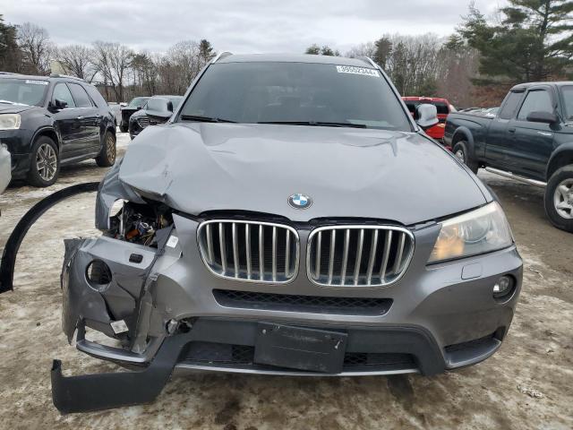 5UXWX9C53E0D26224 - 2014 BMW X3 XDRIVE28I GRAY photo 5