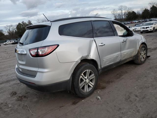 1GNKRHKD3FJ197950 - 2015 CHEVROLET TRAVERSE LT SILVER photo 3