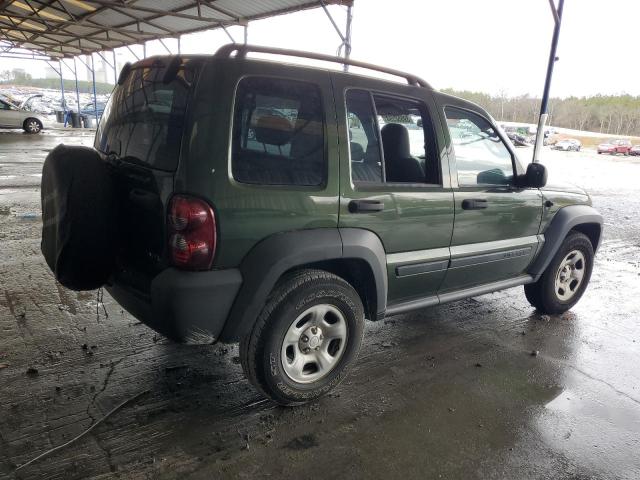 1J4GL48K57W647482 - 2007 JEEP LIBERTY SPORT GREEN photo 3