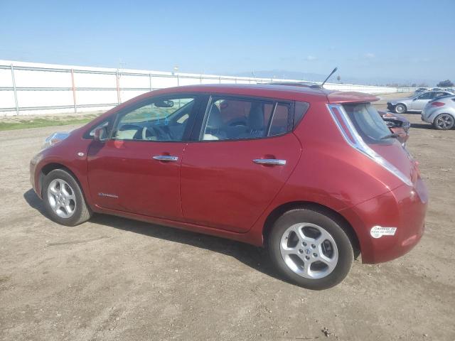 JN1AZ0CP7BT000794 - 2011 NISSAN LEAF SV BURGUNDY photo 2