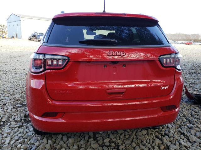 3C4NJDCB7NT158515 - 2022 JEEP COMPASS LIMITED RED photo 6