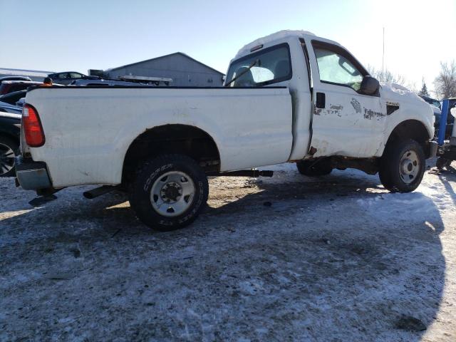 1FTNF21538ED43099 - 2008 FORD F250 SUPER WHITE photo 3