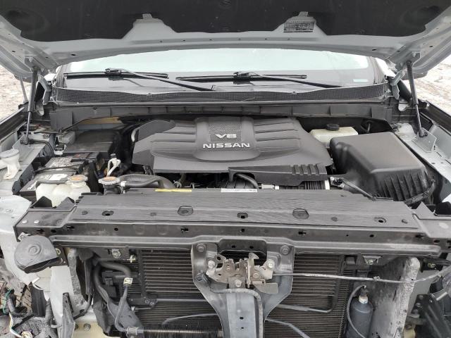 1N6AA1E54KN517252 - 2019 NISSAN TITAN SV SILVER photo 11