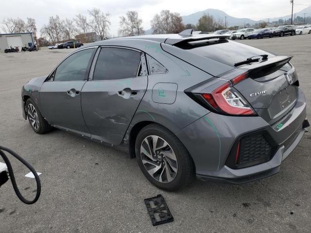 SHHFK7H38KU403495 - 2019 HONDA CIVIC LX GRAY photo 2